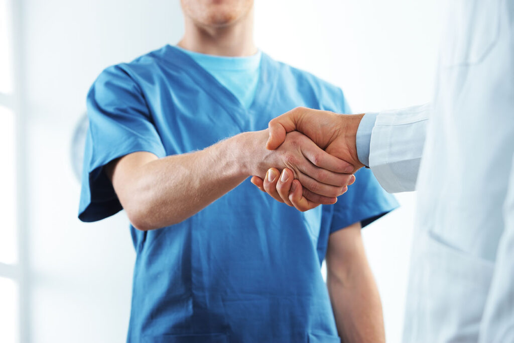 Successful healthcare team